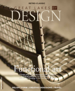 magazine cover featuring gwen grossman lighting design