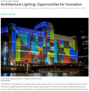 Excerpt from Architectural Lighting article on GGLD